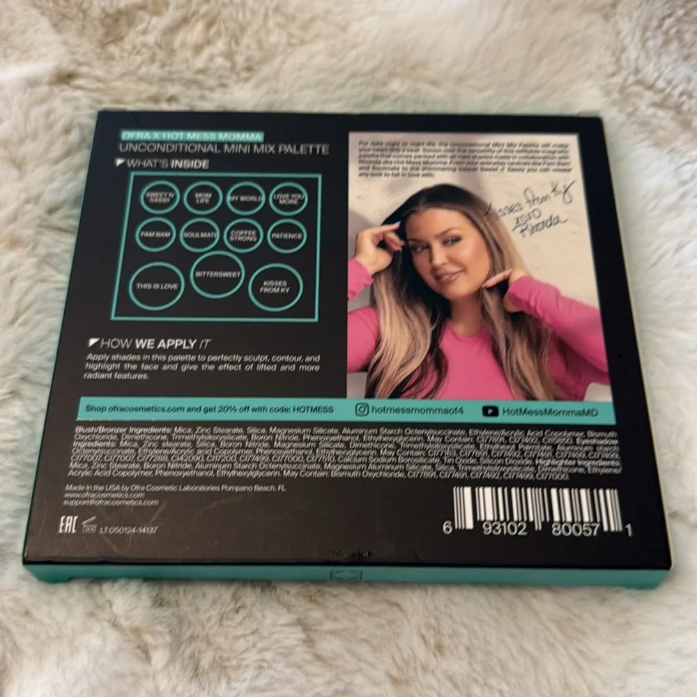 NIB OFRA Unconditional Mini Mix Palette